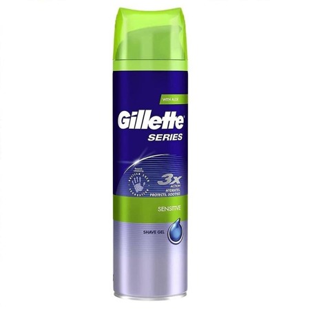 Gillette Series 3x Action Sensitive żel do golenia dla skóry wrażliwej 200ml