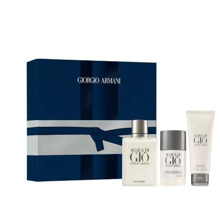 Giorgio Armani Acqua Di Gio Pour Homme EDT 100ml + dezodorantas sztyft 75ml + balzamas po goleniu 75ml