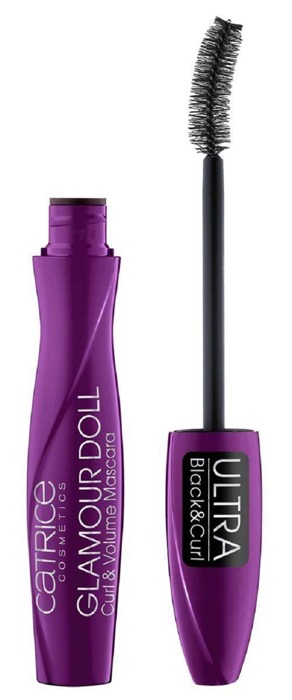 Glam & Doll Curl & Volume blakstienų tušas tusz do rzęs Ultra Black 10ml