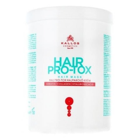 Hair Pro-Tox Hair Mask kaukė kaukė į plaukus su keratyną kolagenem i kwasem hialuronowym 500ml