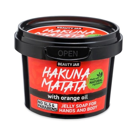 Hakuna Matata gelinis rankų ir kūno muilas su apelsinų aliejumi 130g