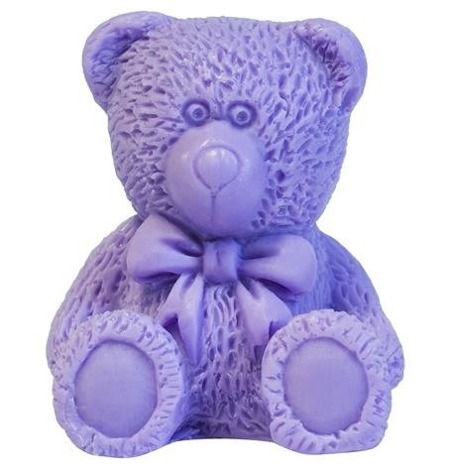 Happy Soaps Purple Baby Bear natūralus glicerininis muilas Levandų 30g