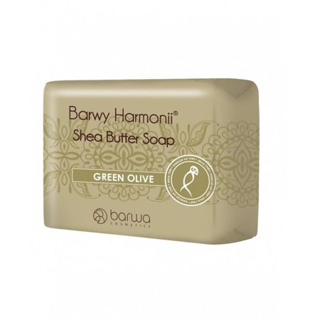 Harmony Colours Taukmedžio sviesto muilas "Green Olive" 190g