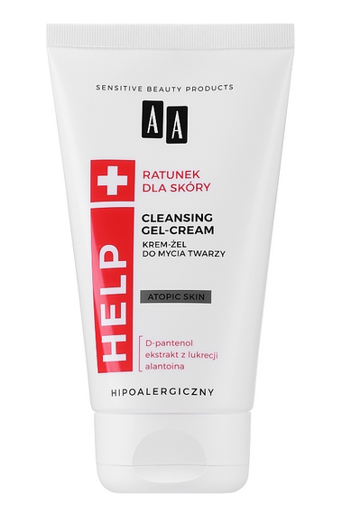 Help Cleansing Gel-Cream bekvapis veido prausiklis atopinei odai 150ml