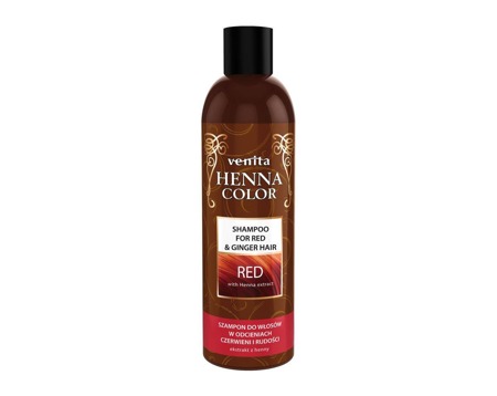 Henna Color Red žolelių šampūnas raudoniems ir raudoniems plaukams 250ml