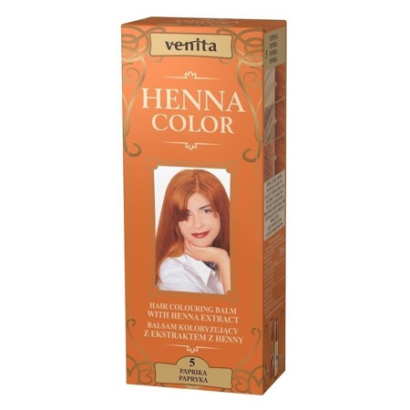 Henna Color balzamas koloryzujący z ekstraktem z henny 5 Papryka 75ml