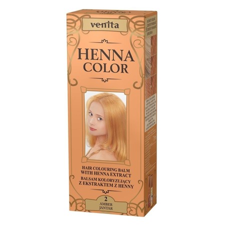 Henna Color balzamas su hennos ekstraktu 2 Jantar 75ml