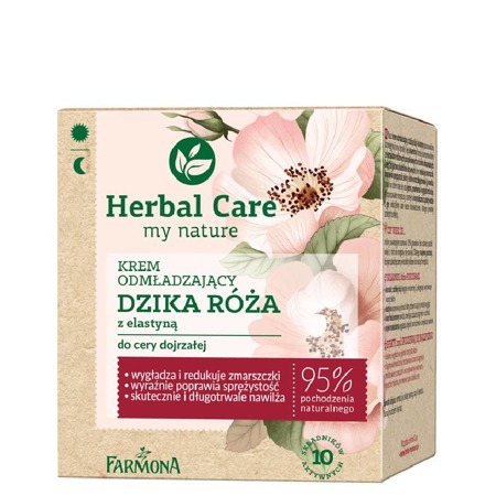 Herbal Care Dzika Róża Atjauninamasis kremas krem odmładzający do twarzy 50ml