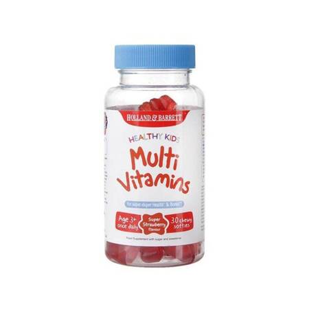 Holland & Barrett Healthy Kids Multivitamins (kramtomieji multivitaminai vaikams) 30 gelių