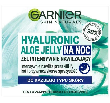 Hyaluronic Aloe Jelly żel intensnie nawilżający do każdego tipo cery na noc 50ml