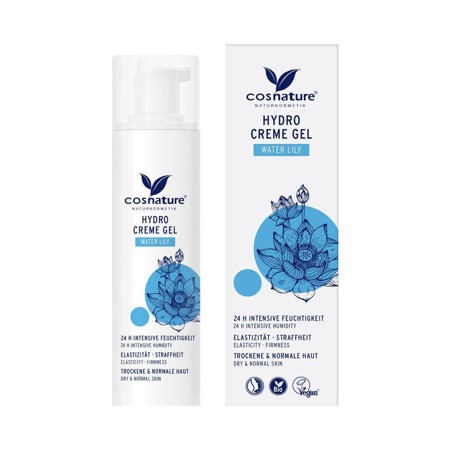 Hydro Creme Gel Waterlily natūralus hidro kremas-gelis veidui su vandens lelijomis 50ml