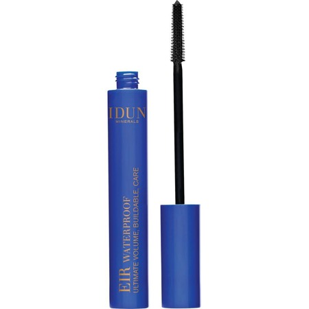 IDUN MINERALS Eir Vandeniui atsparus blakstienų tušas Ultimate Volume Buildable Mascara 006 Black 10ml