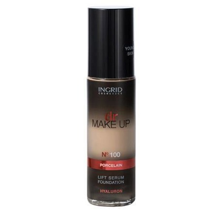 INGRID Dr. Make Up pakeliamasis makiažo pagrindas su maitinamuoju serumu 100 Porcelain 30ml