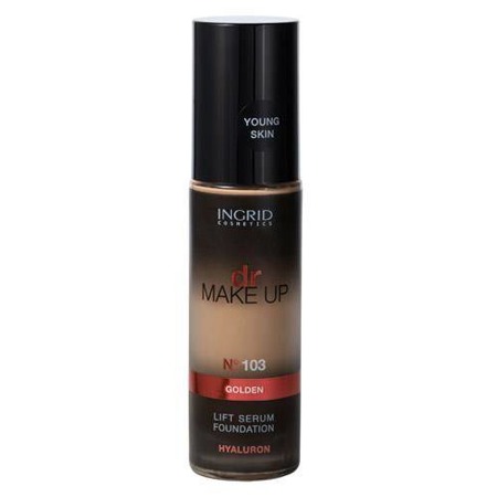 INGRID Dr. Make Up pakeliamasis makiažo pagrindas su maitinamuoju serumu 103 Golden 30ml