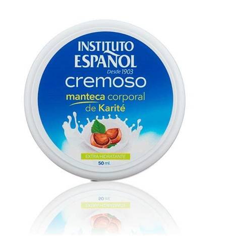 INSTITUTO ESPANOL_Shea drėkinamasis kūno ir rankų kremas Migdolų 50ml