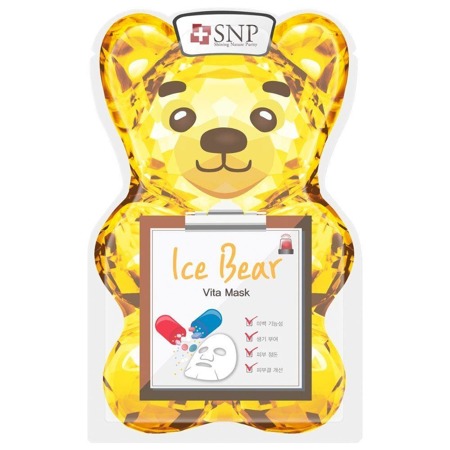 Ice Bear Vita Mask vėsinanti ir atgaivinanti lakštinė kaukė 33ml