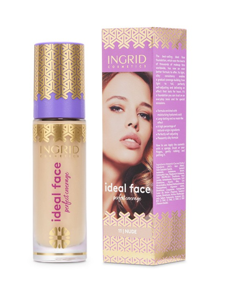 Ideal Face Make Up Foundation nepermatomas makiažo pagrindas 011 Nude 35ml