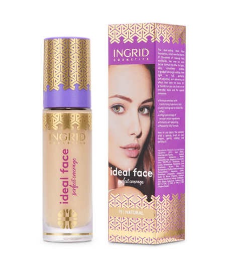 Ideal Face Make Up Foundation nepermatomas makiažo pagrindas 015 Natural 35ml