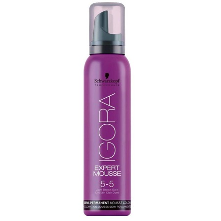 Igora Expert Mousse plaukų dažymo putos 5-5 Šviesiai aukso rudos spalvos 100ml