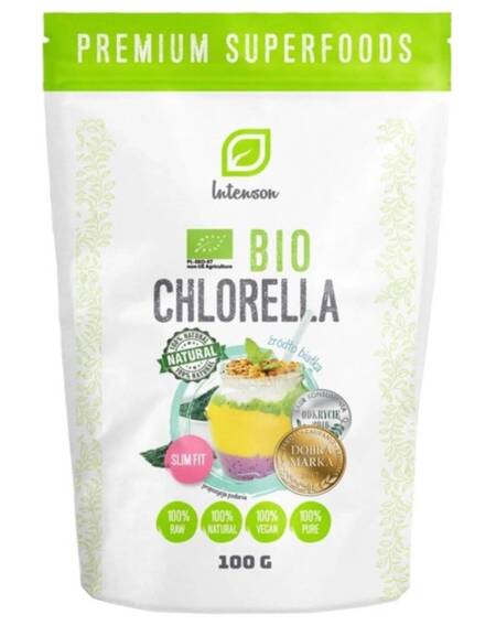 Intenson Chlorella Bio milteliai 100g