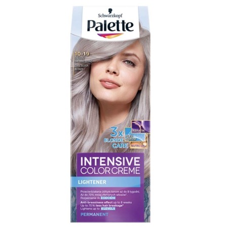 Intensyvi spalva Creme Lightener kreminiai plaukų dažai 10-19 Cool Silver Blonde