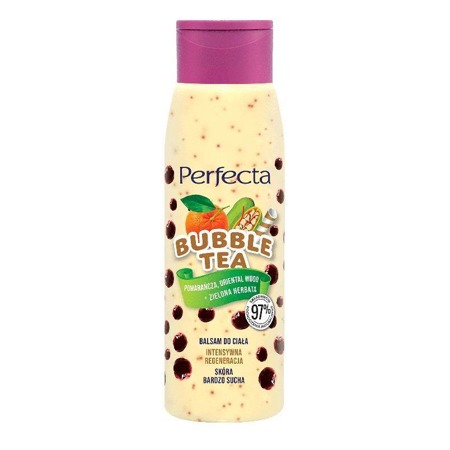 Intensyvus atkuriamasis kūno losjonas Bubble Tea apelsinas + rytietiška mediena + žalioji arbata 400ml