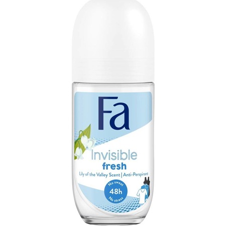 Invisible Fresh Lily of the Valley antiperspirantas 48H antiperspirantas roll-on 50ml