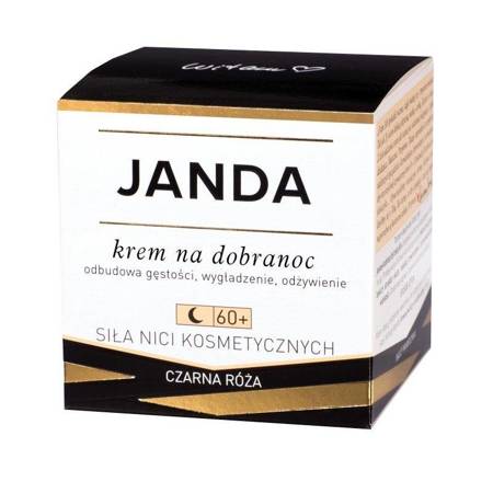 JANDA_Siła Nici Kosmetycznych krem 60+ na dobranoc Czarna Róża 50ml