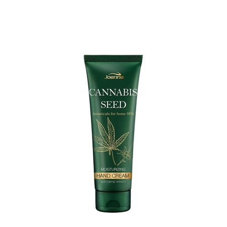 JOANNA Botanicals For Home Spa Drėkinamasis rankų kremas Cannabis Seed 75g