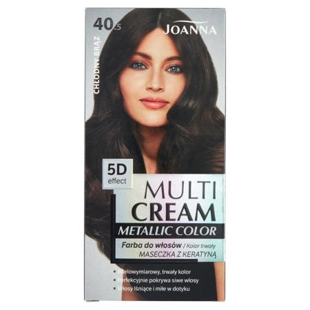 JOANNA Multi Cream Metallic Color 5D Effect 40.5 Cool Brown