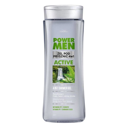 JOANNA Power Men 4w1 Active Hemp and Vitamin PP 300ml