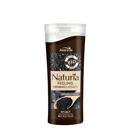 JOANNA_Naturia švelnus kūno šveitiklis Active Carbon 100g