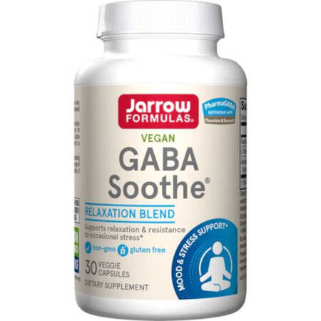 Jarrow Formulas GABA Soothe 30 veganiškų kapsulių