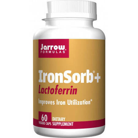 Jarrow Formulas IronSorb + laktoferinas 60 kapsulių