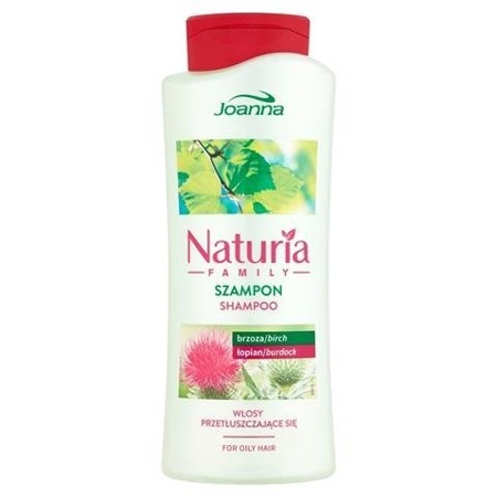 Joanna Naturia Family šampūnas riebiems plaukams Beržas ir varnalėša 750ml