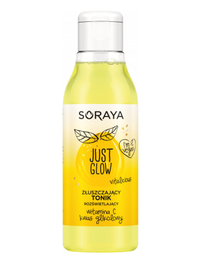 Just Glow eksfoliuojantis šviesinantis tonikas 150ml