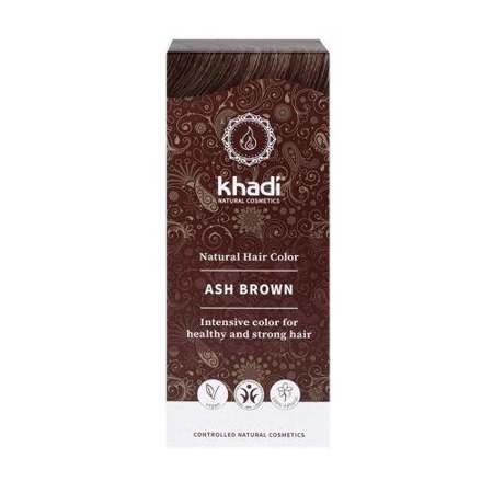 KHADI Natūralūs plaukų dažai Ash Brown 100g