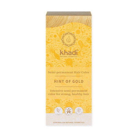 KHADI Žoliniai plaukų dažai Golden Blonde 100 g