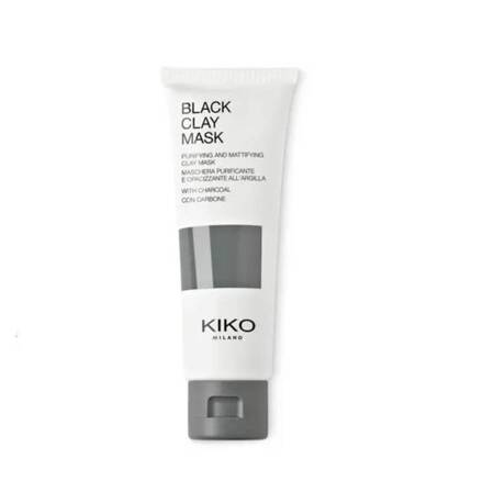 KIKO MILANO_Black Clay Mask valomoji ir matinė veido kaukė su anglimi ir juoduoju moliu 50ml