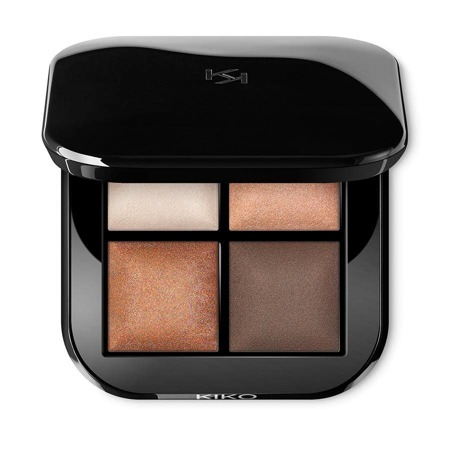 KIKO Milano Bright Quartet Akių šešėlių paletė 01 Warm Natural Tones 3.2g