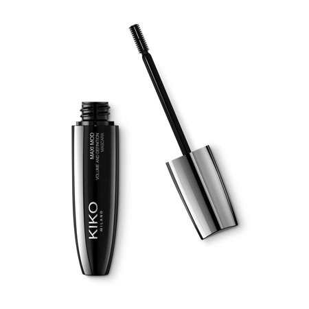 KIKO Milano Maxi Mod Volume & Definition blakstienų tušas su mini šepetėliu Nero 12ml