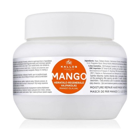 KJMN Mango plaukų stiprinimo kaukė su mangų aliejumi 275ml