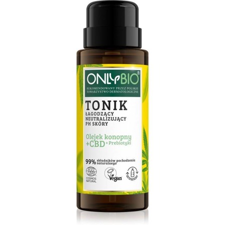 Kanapių aliejus + CBD + Priebiotics raminantis odą PH neutralizuojantis tonikas 300ml