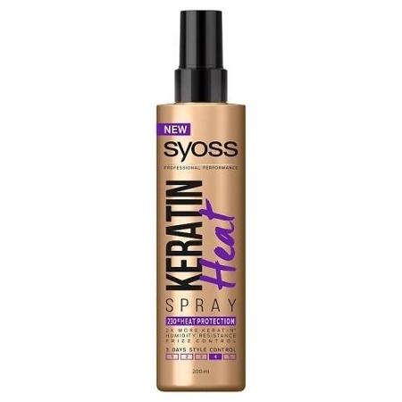 Keratin Heat Spray plaukų purškiklis 200ml