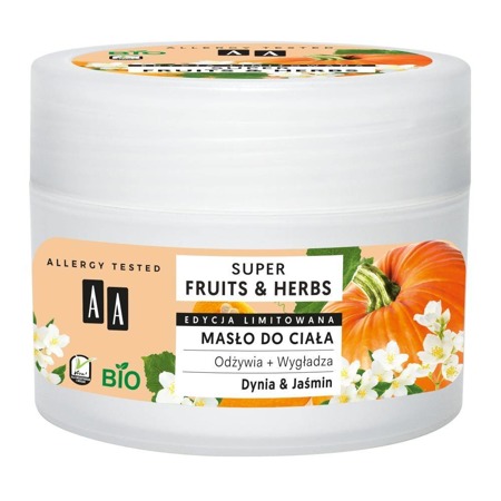 Kūno sviestas Super Fruits & Herbs su moliūgais ir jazminu 200ml