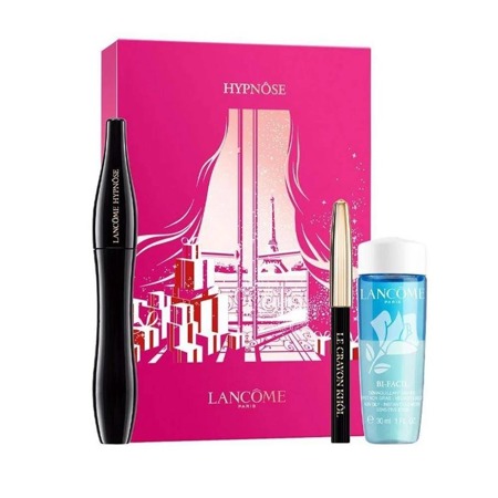 LANCOME Hypnose 01 Noir Hypnotic 6.2ml + Le Crayon Khol 01 Noir Mini 0.7g + Bi facil 30ml