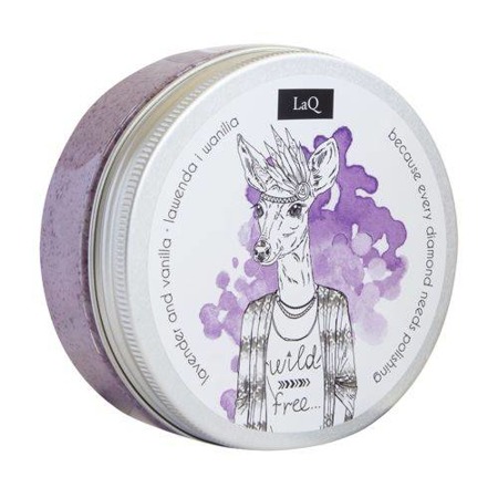 LAQ Kūno šveitiklis ir prausiklis Lavender & Vanilla 200ml