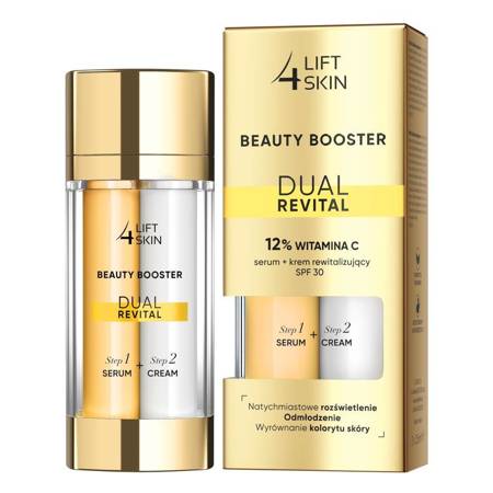 LIFT4SKIN_Beauty Booster Dual Revital 12% serumas + krem rewitalizujący SPF30 2x15ml