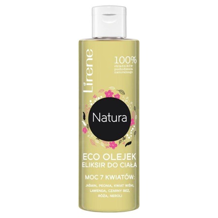 LIRENE Natura Eco kūno aliejus 7 gėlių galia 100ml