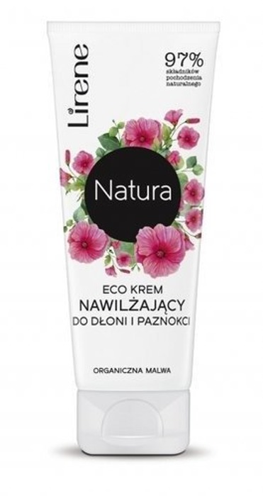 LIRENE Natura Eco rankų kremas Ekologiškas aviečių 75ml